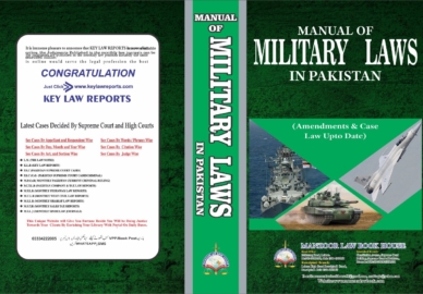 MANUAL OF MILITARY LAWS IN PAKISTAN